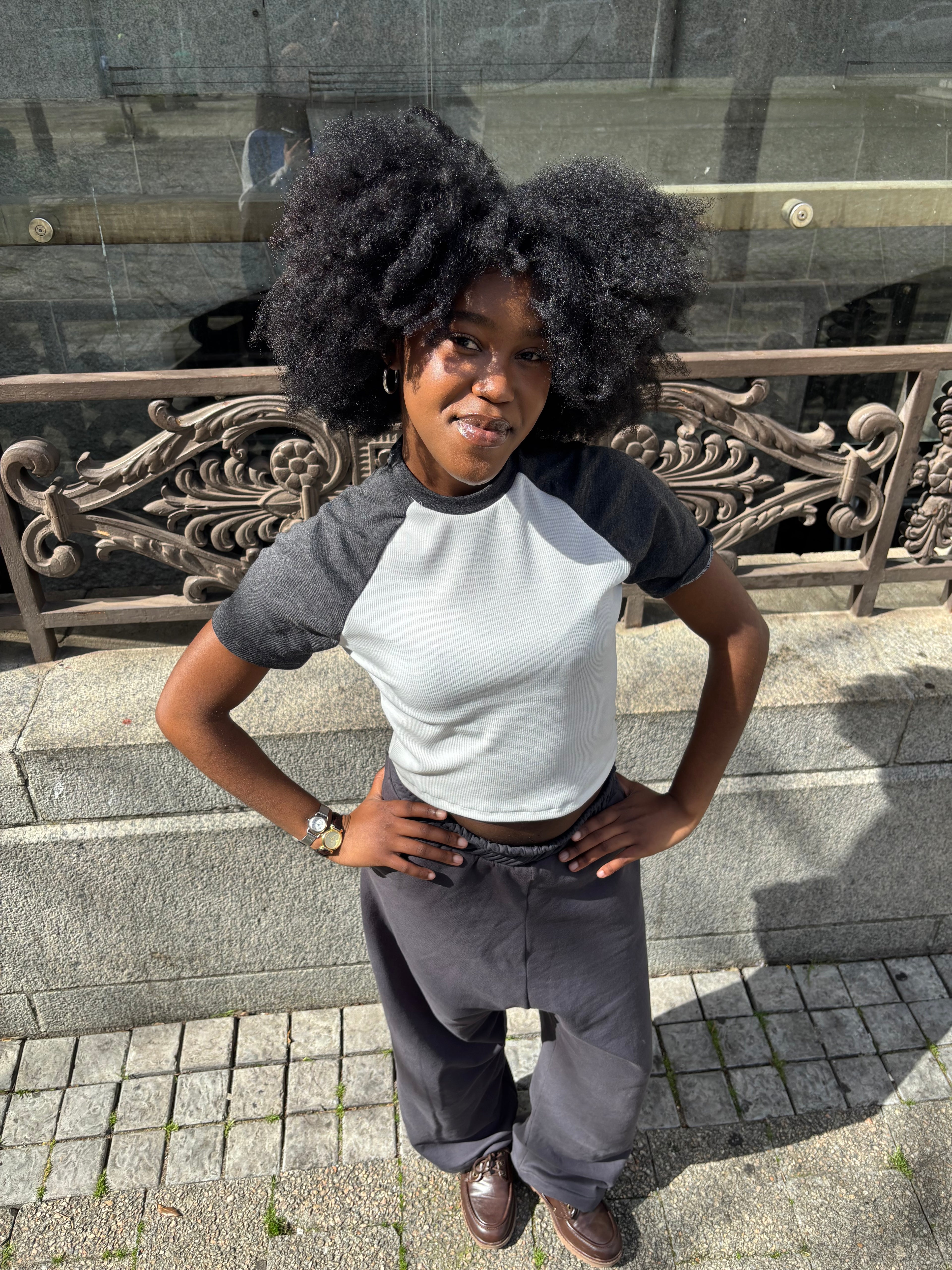 Charcoal 90s Baby-Tee