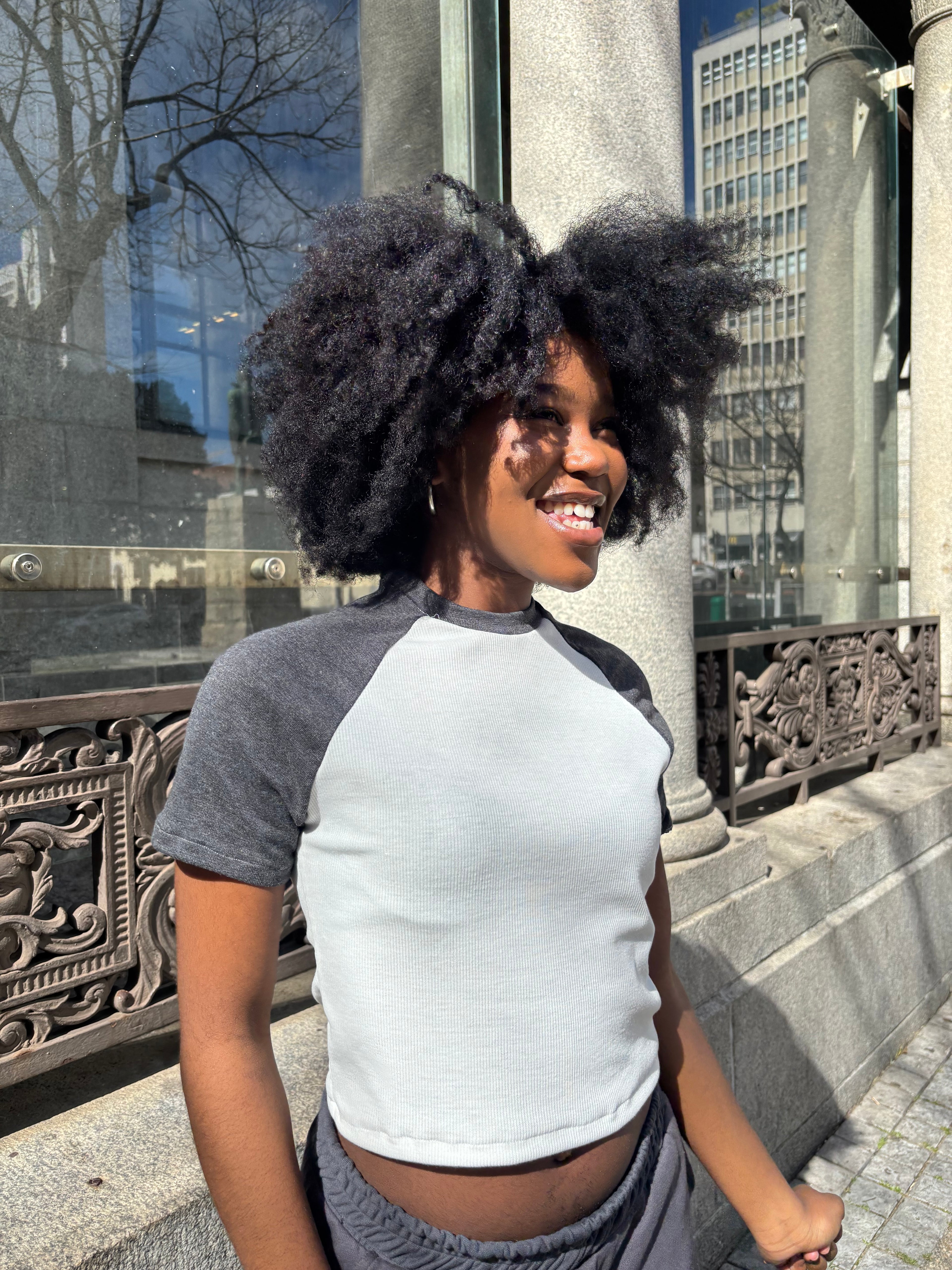 Charcoal 90s Baby-Tee